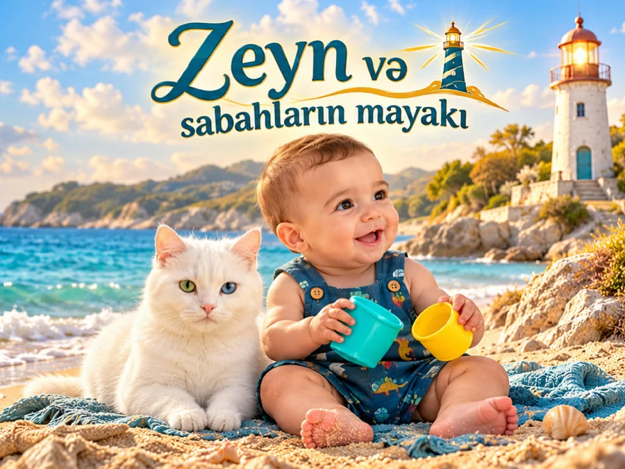 MagicStory PDF-indən fərdi kitabın ön üzlük nümunəsi