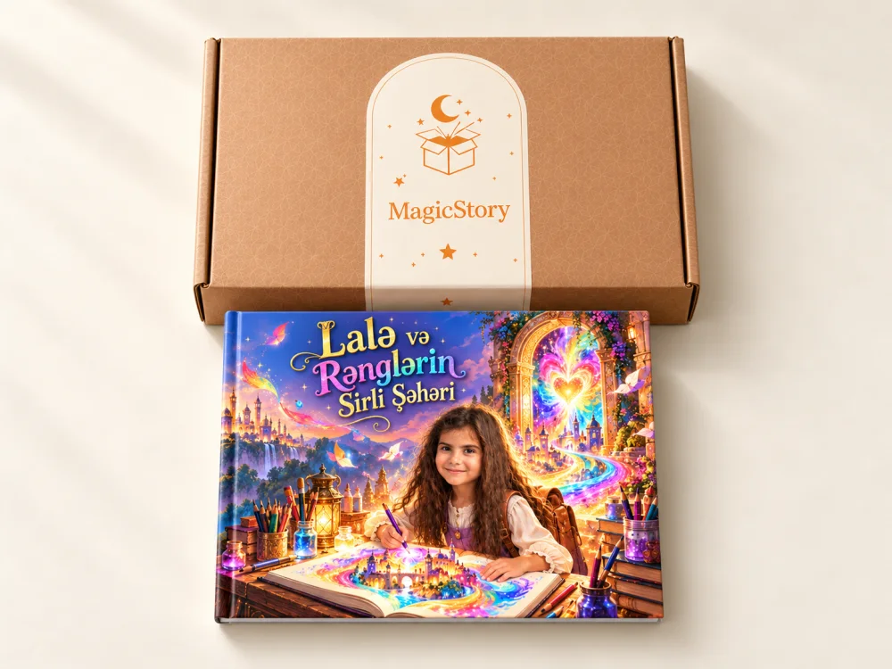MagicStory Box · Premium — mövcud üzlük əsasında təqdimat maketi