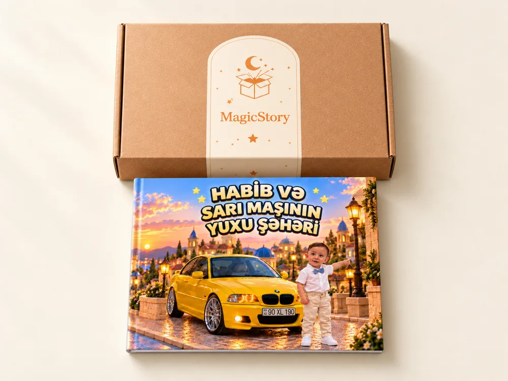 MagicStory Box · Standart — mövcud üzlük əsasında təqdimat maketi