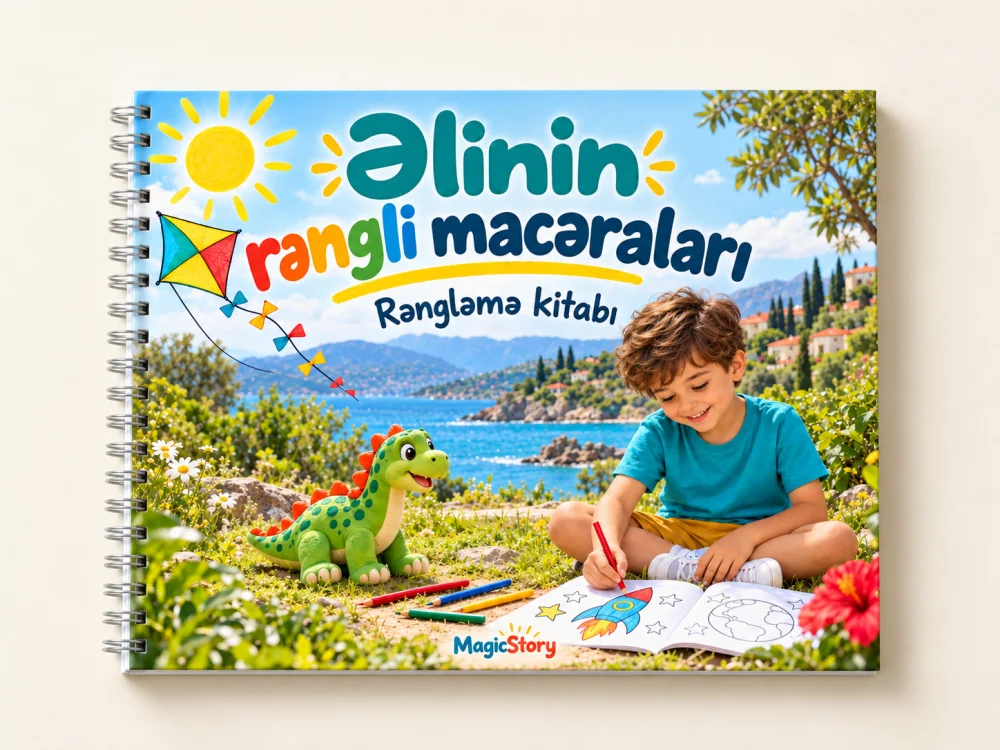 Fərdi rəngləmə kitabı — mövcud üzlük əsasında təqdimat maketi